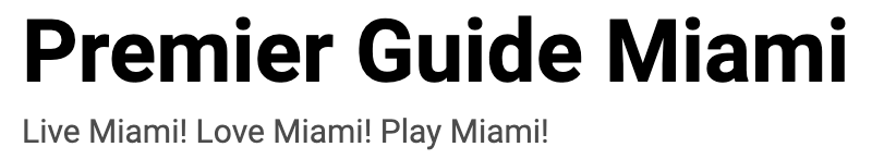 Premier Guide Miami - Eleven20 Tequila